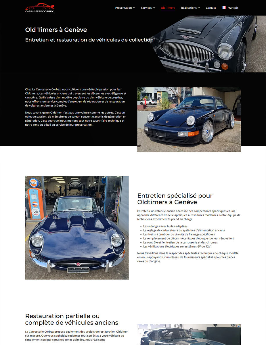 Realizare site atelier auto