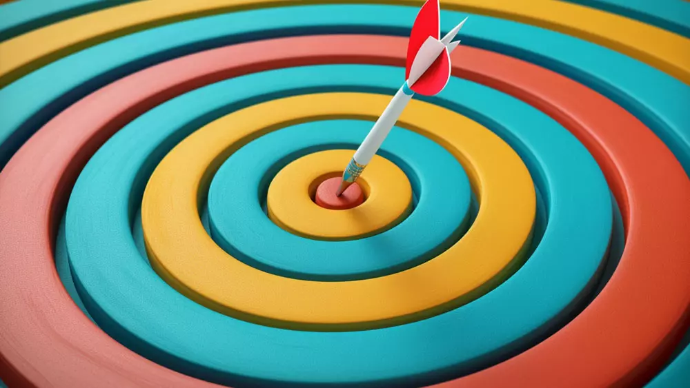 O țintă (target), simbolizând publicul țintă