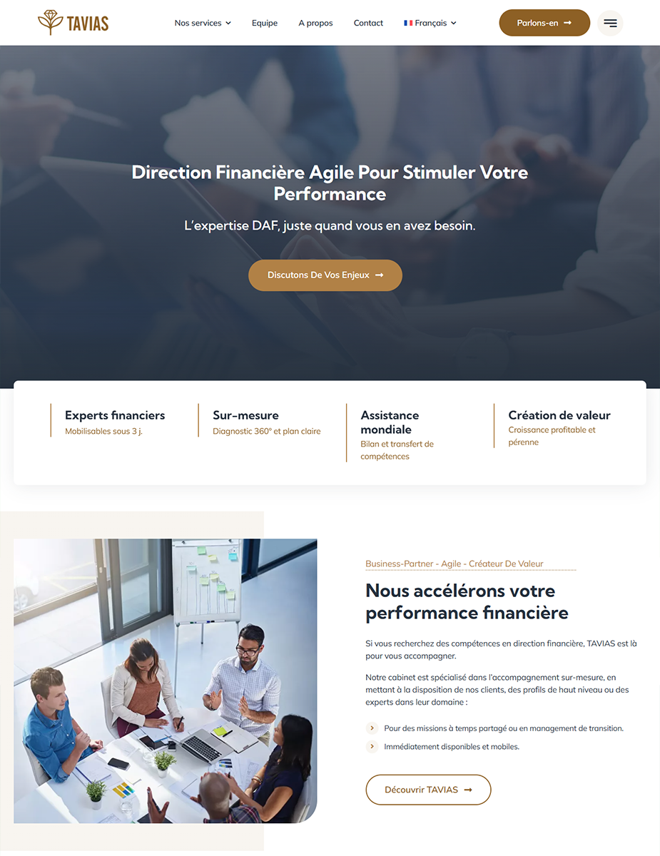 Realizare site firmă de consultanță financiară