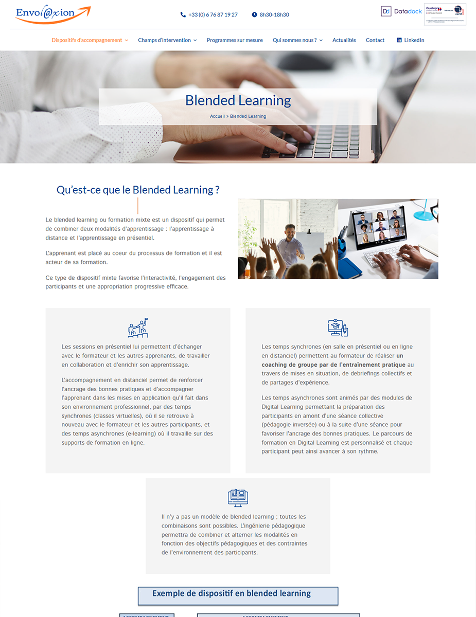 Creare site cursuri formare