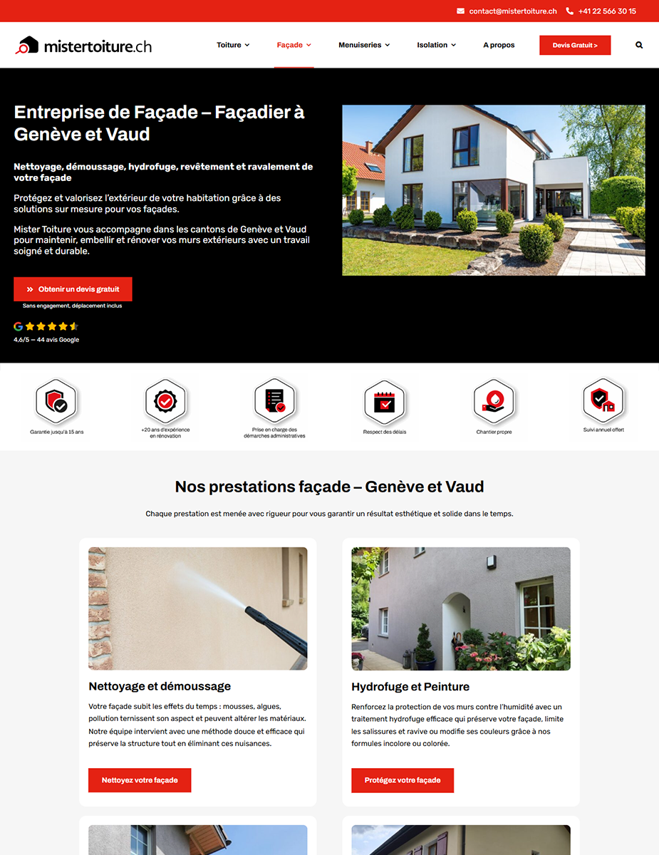 Creare site firma construcții