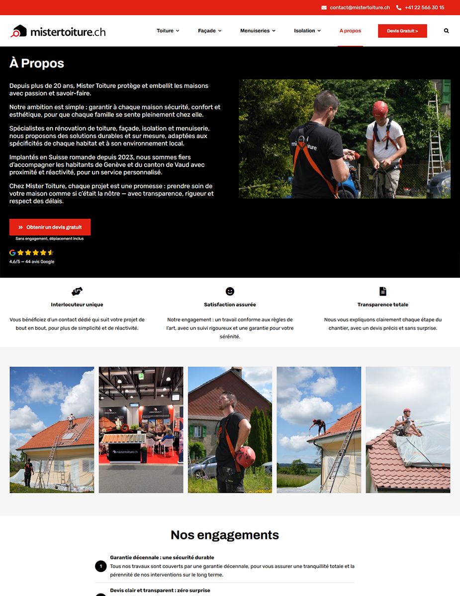 Creare site firma construcții