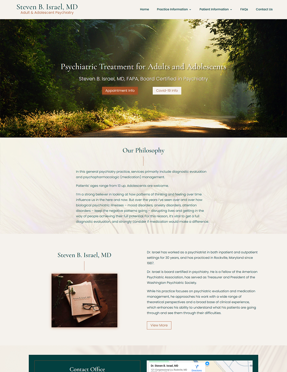Creare site psihiatru