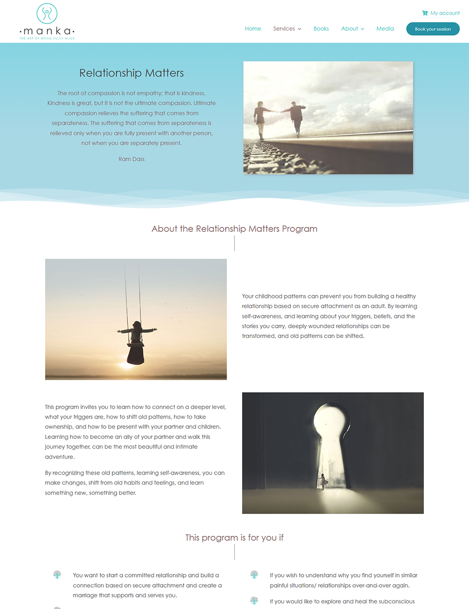 Creare site terapeut