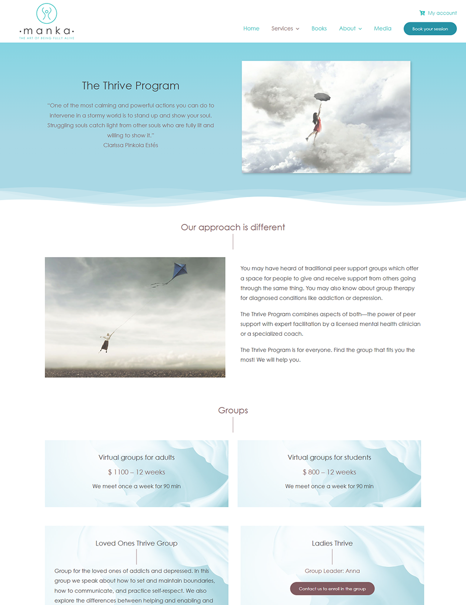Creare site terapeut